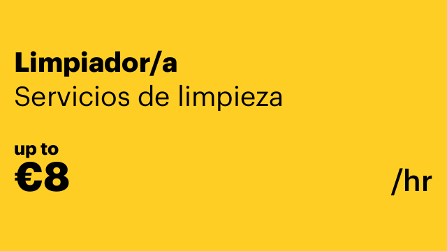 Limpiador/a