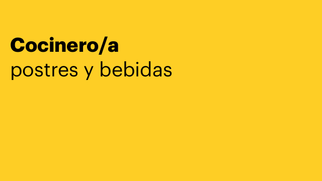 Cocinero/a