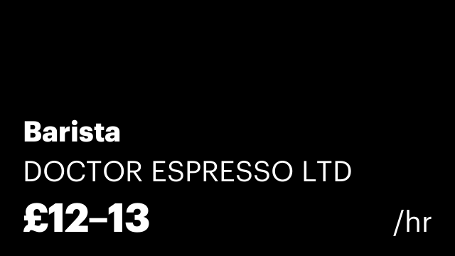 Barista