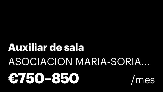 Auxiliar de sala