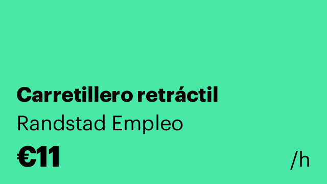 Carretillero retráctil