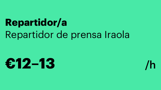 Repartidor/a