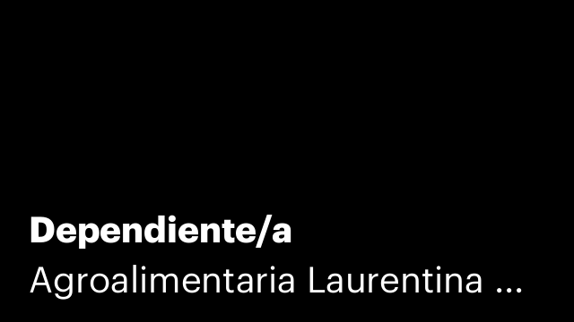 Dependiente/a
