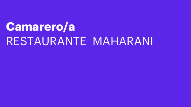 Camarero/a