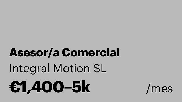 Asesor/a Comercial