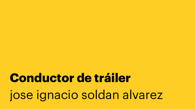Conductor de tráiler