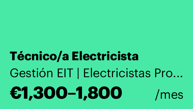 Técnico/a Electricista