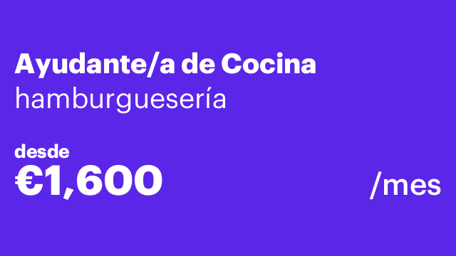 Ayudante/a de Cocina