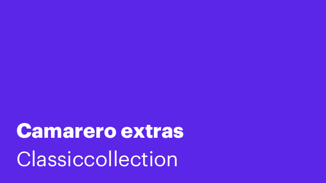 Camarero extras