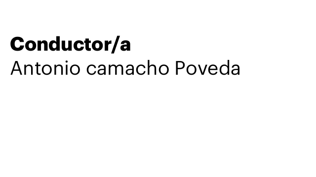 Conductor/a
