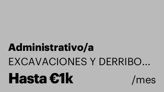 Administrativo/a