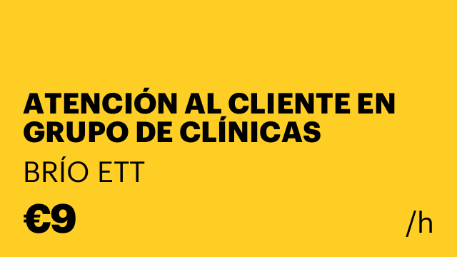 ATENCIÓN AL CLIENTE EN GRUPO DE CLÍNICAS VETERINARIAS MULTINACIONAL