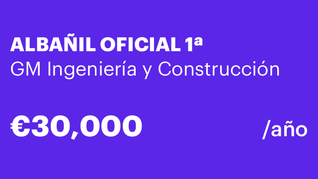 ALBAÑIL OFICIAL 1ª