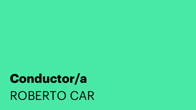 Conductor/a