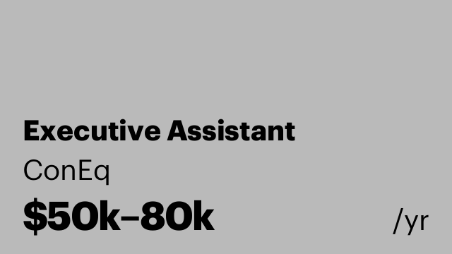 Executive Assistant