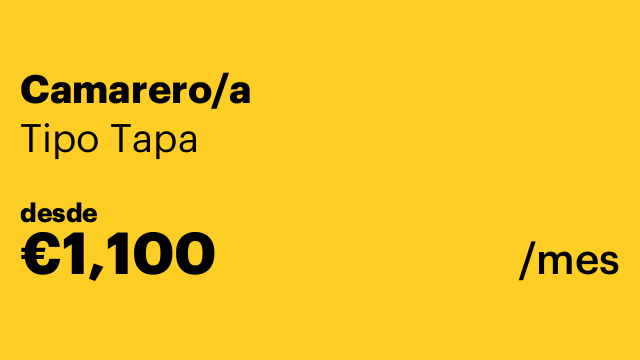 Camarero/a