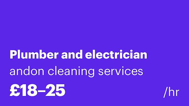Plumber and electrician