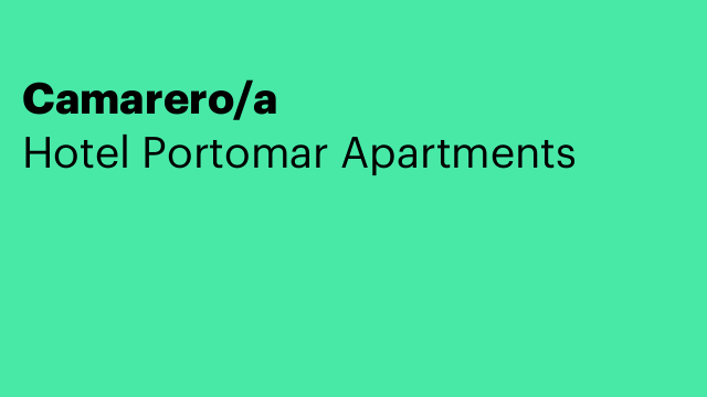 Camarero/a
