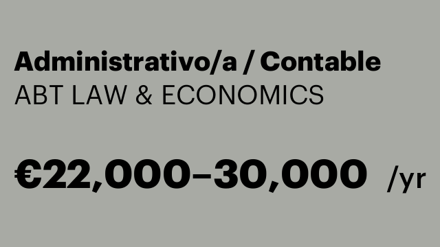 Administrativo/a / Contable