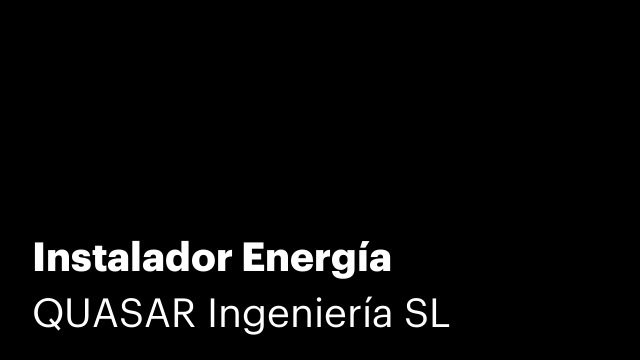 Instalador Energía