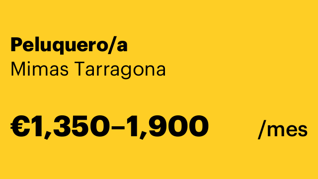 Peluquero/a