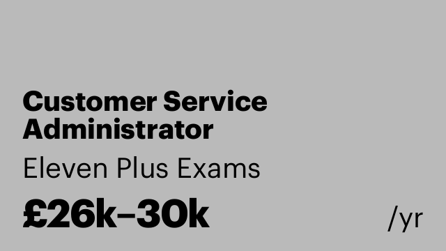 Customer Service Administrator