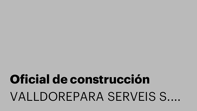 Oficial de construcción