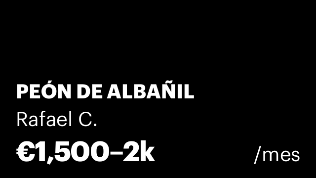 PEÓN DE ALBAÑIL