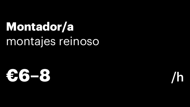 Montador/a
