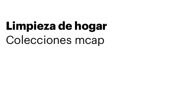 Limpieza de hogar