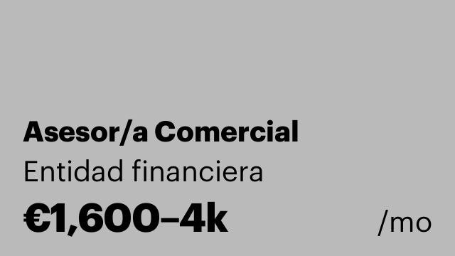 Asesor/a Comercial
