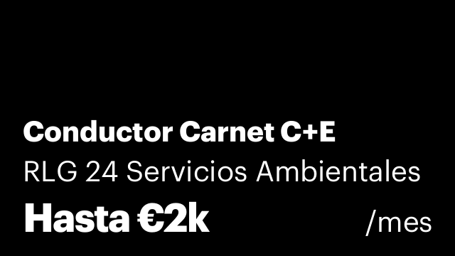 Conductor Carnet C+E