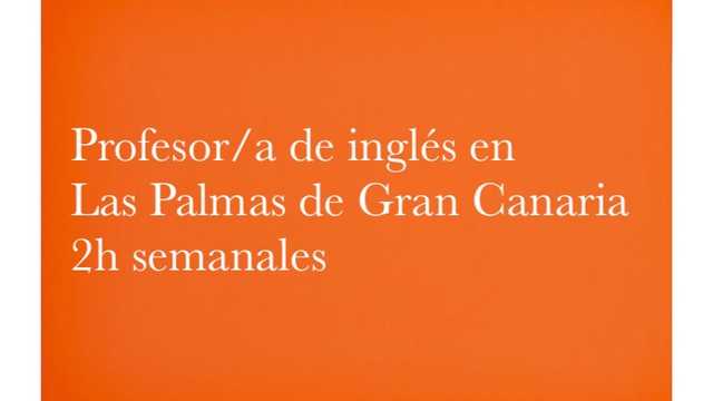 Profesor/a de Inglés