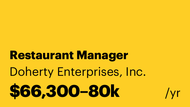 Restaurant Manager