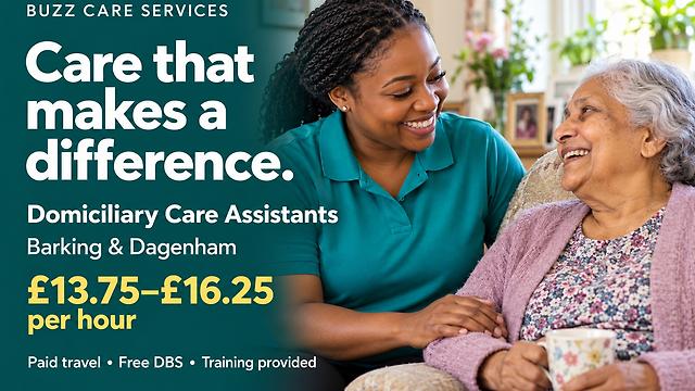 Domiciliary Care Assistant – Barking & Dagenham