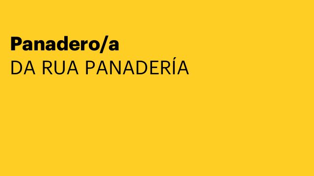 Panadero/a