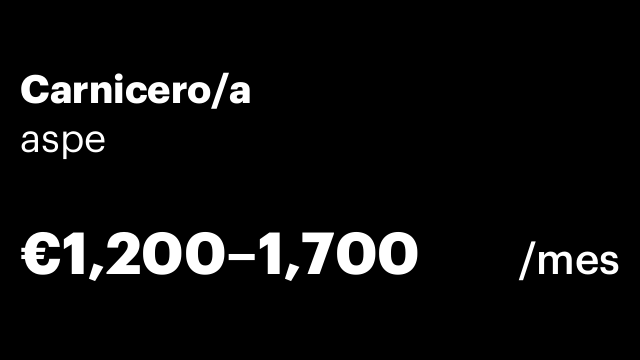 Carnicero/a