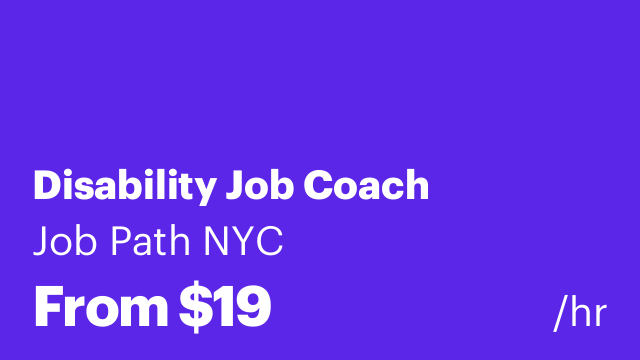 Disability Job Coach