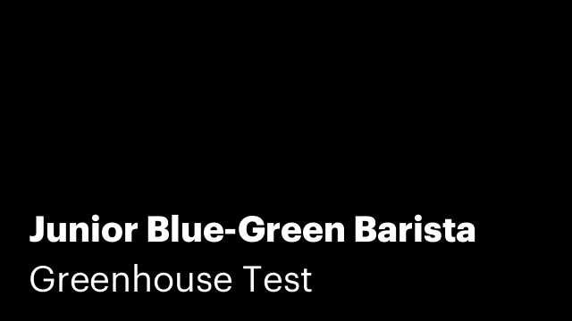 Junior Blue-Green Barista