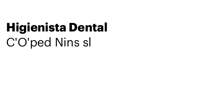 Higienista Dental