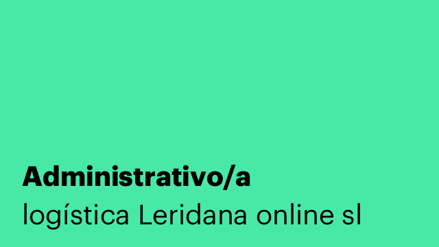 Administrativo/a