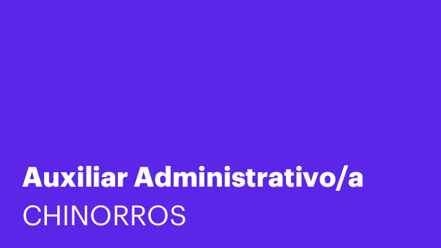 Auxiliar Administrativo/a