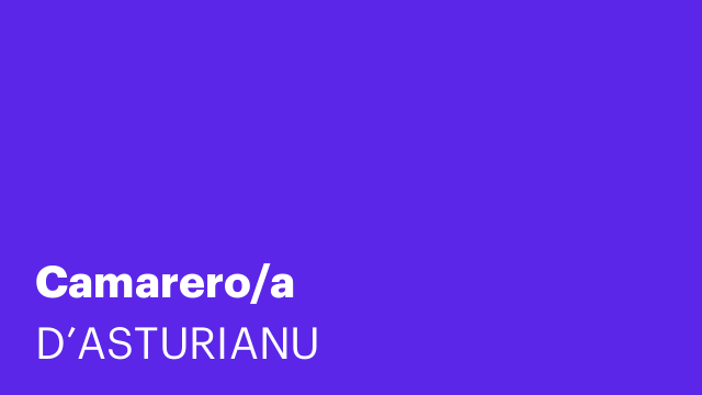 Camarero/a