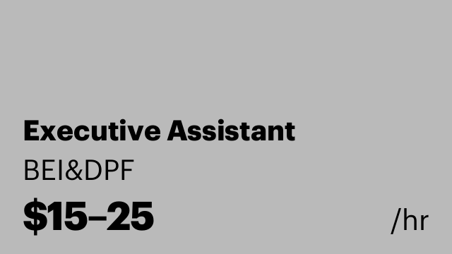 Executive Assistant