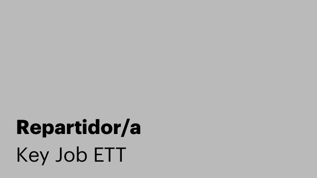 Repartidor/a
