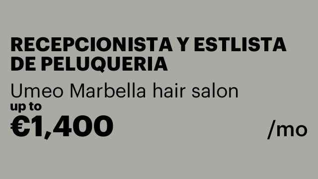 RECEPCIONISTA Y ESTLISTA DE PELUQUERIA