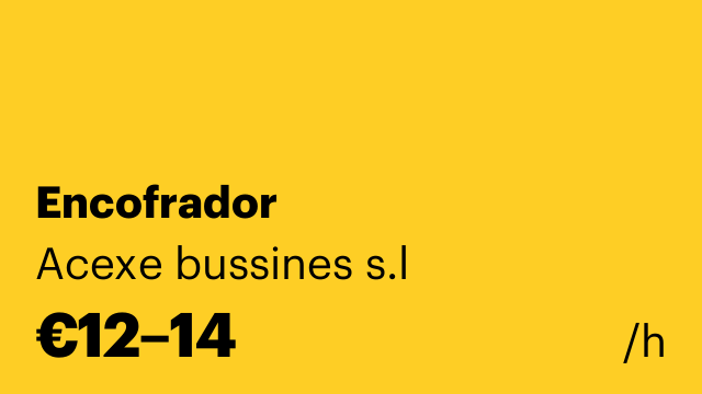 Encofrador