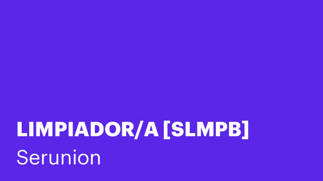 LIMPIADOR/A [SLMPB]