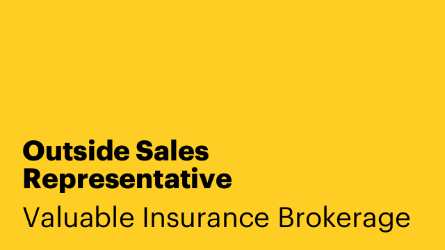 Outside Sales Representative