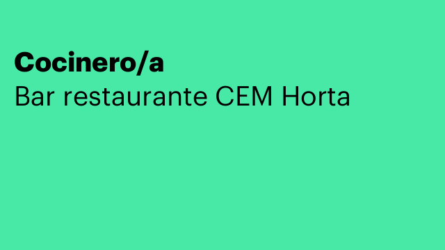 Cocinero/a
